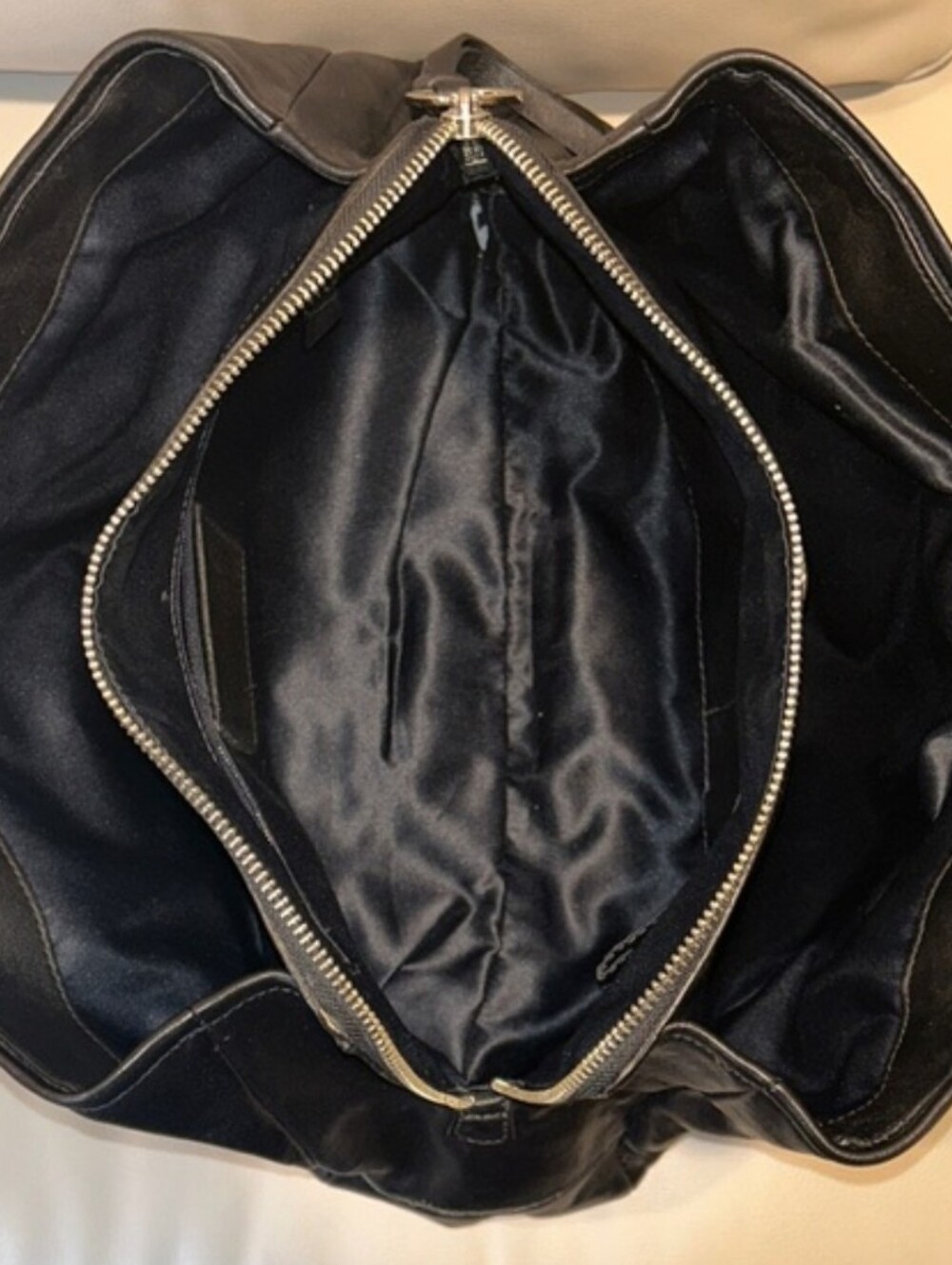 Coach Chelsea Jayden Black Leather Carryall Shoulder Bag EUC - Picture 5 of 11